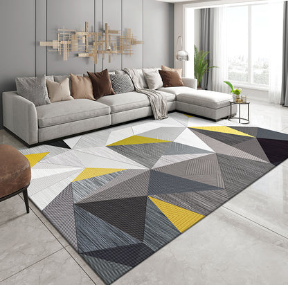 Large 230 x 160 Modern Designer Rug Easy-Clean Comfort Carpet Mat