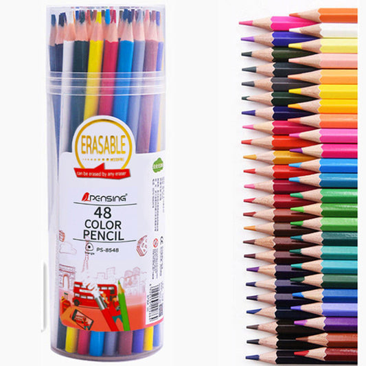 48 Pack Erasable Colour Pencils for Artists and Kids