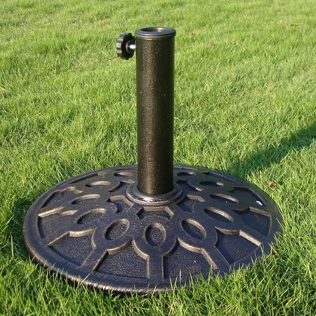 Heavy Duty Iron Outdoor Patio Umbrella Base Stand for Stability