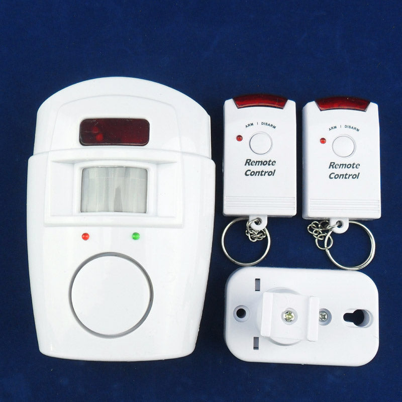 Wireless PIR Motion Sensor Alarm System with Remote Control