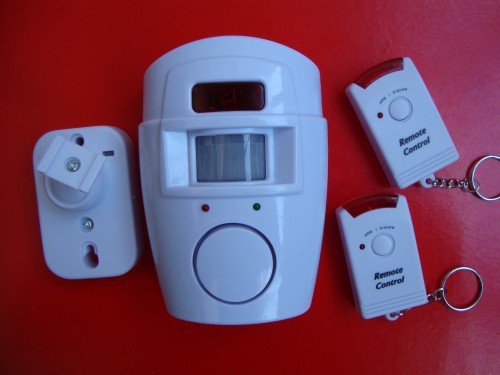 Wireless PIR Motion Sensor Alarm System with Remote Control