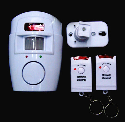 Wireless PIR Motion Sensor Alarm System with Remote Control