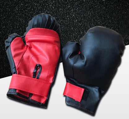 Premium Boxing Gloves for Fitness Training Black and Red