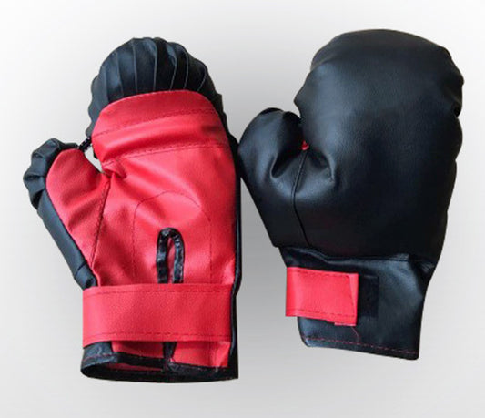 Premium Boxing Gloves for Fitness Training Black and Red