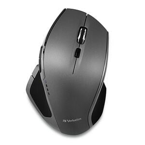 Wireless 6-Button Deluxe LED Mouse for Gaming and Office - Graphite