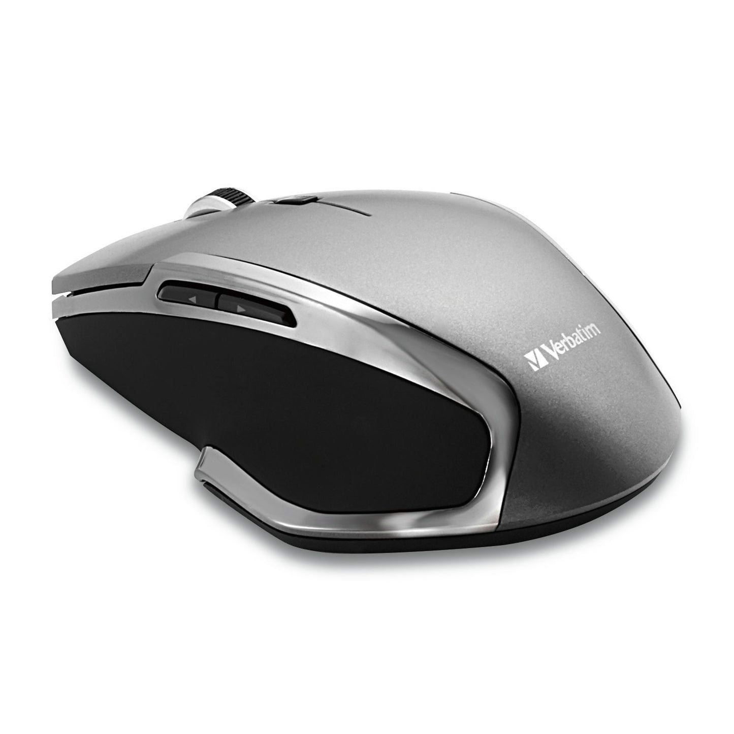 Wireless 6-Button Deluxe LED Mouse for Gaming and Office - Graphite