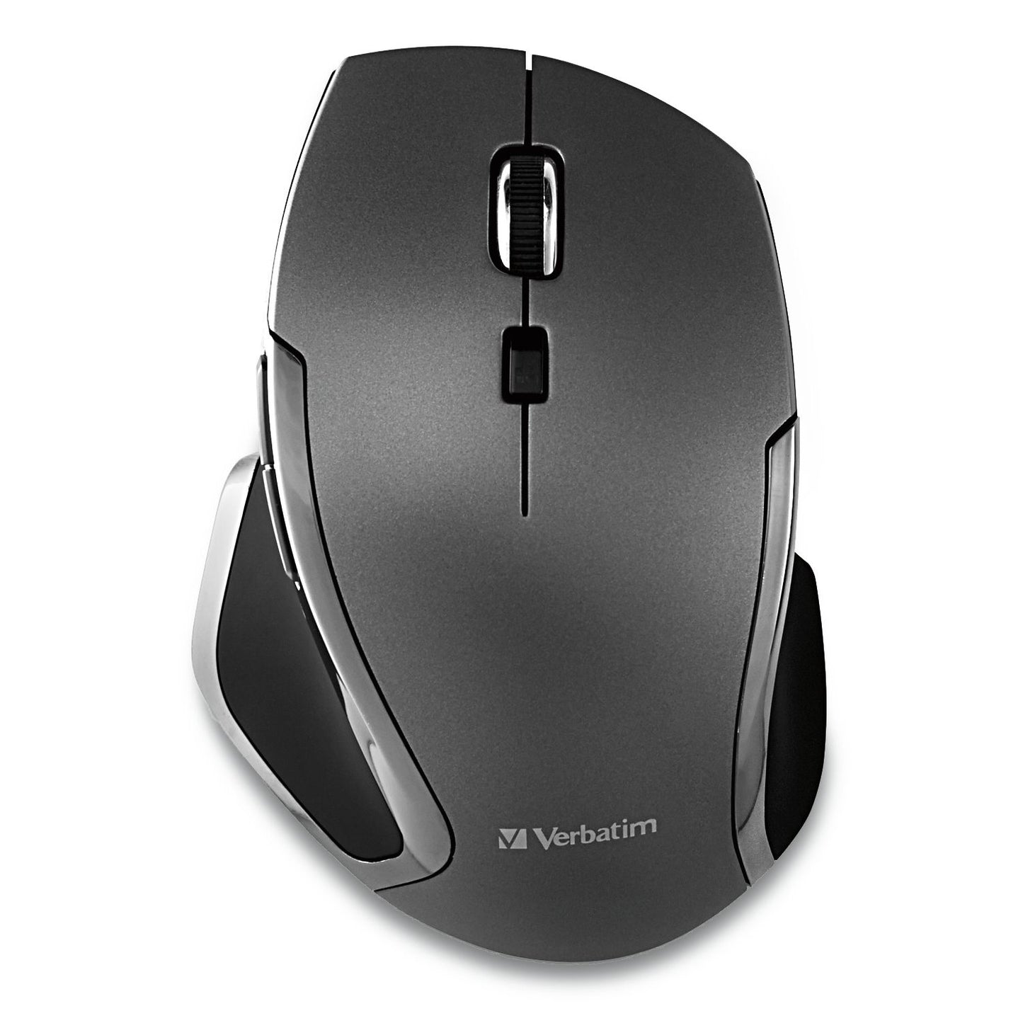 Wireless 6-Button Deluxe LED Mouse for Gaming and Office - Graphite