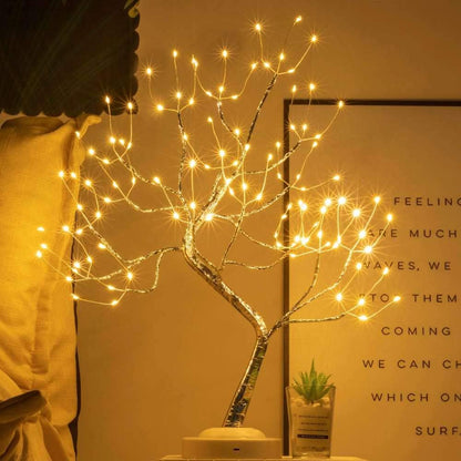 108 LED Firefly Fairy Light Spirit Tree Lamp Home Decor