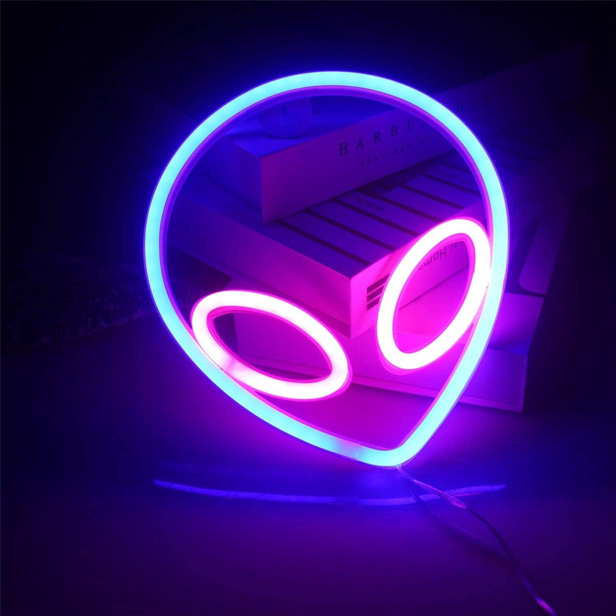 Alien Neon Sign LED Night Light Lamp