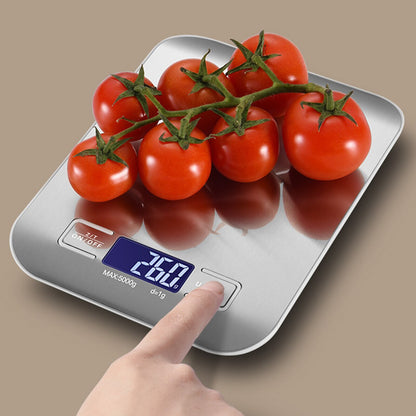 5kg Digital Precision Kitchen Postal Scale Stainless Steel Accurate Weighing