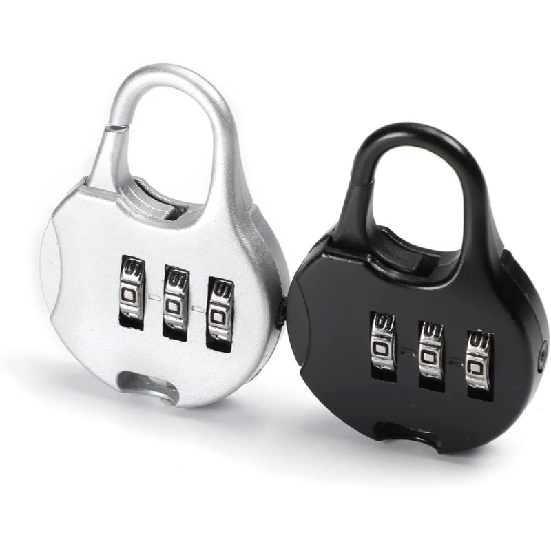 Secure Combination Lock for Luggage and Suitcases Black