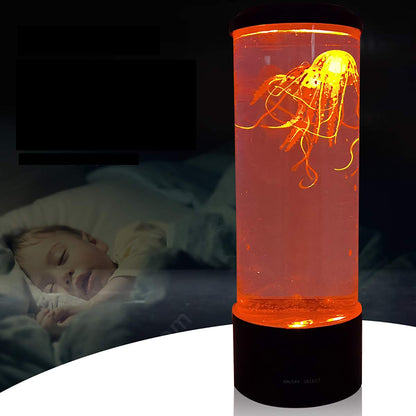 Mesmerizing Jellyfish Tank LED Night Light with Colour-Changing Sea Water Lamp