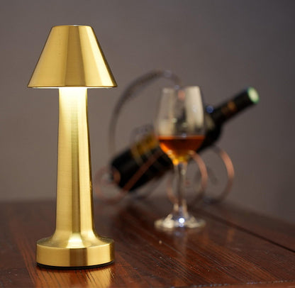 Cordless Touch Sensor LED Table Lamp Gold