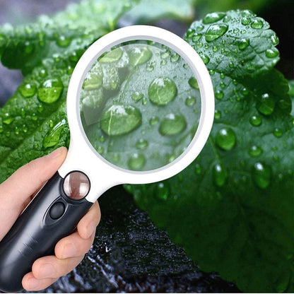 45x Magnifying Glass with 3 LED Lights for Reading and Inspection