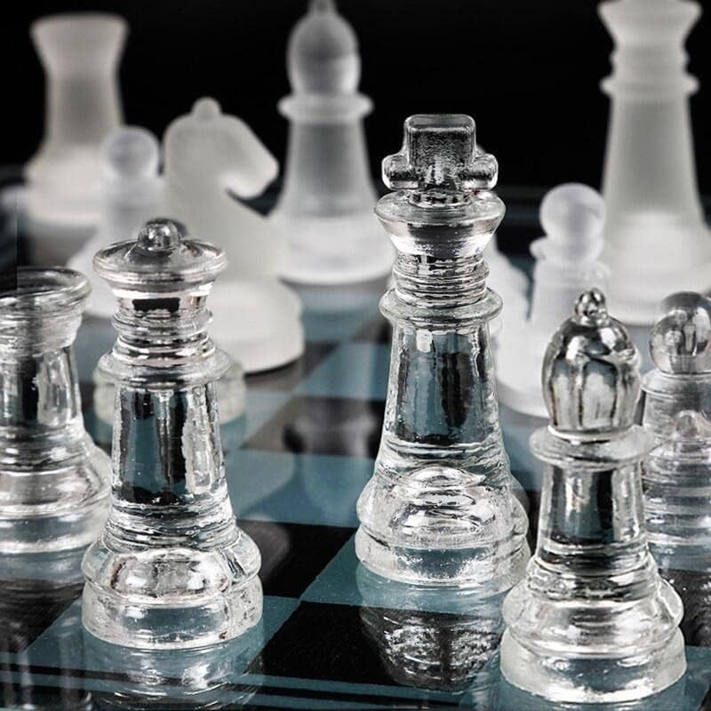 Elegant Glass Chess Set for Enthusiasts and Collectors