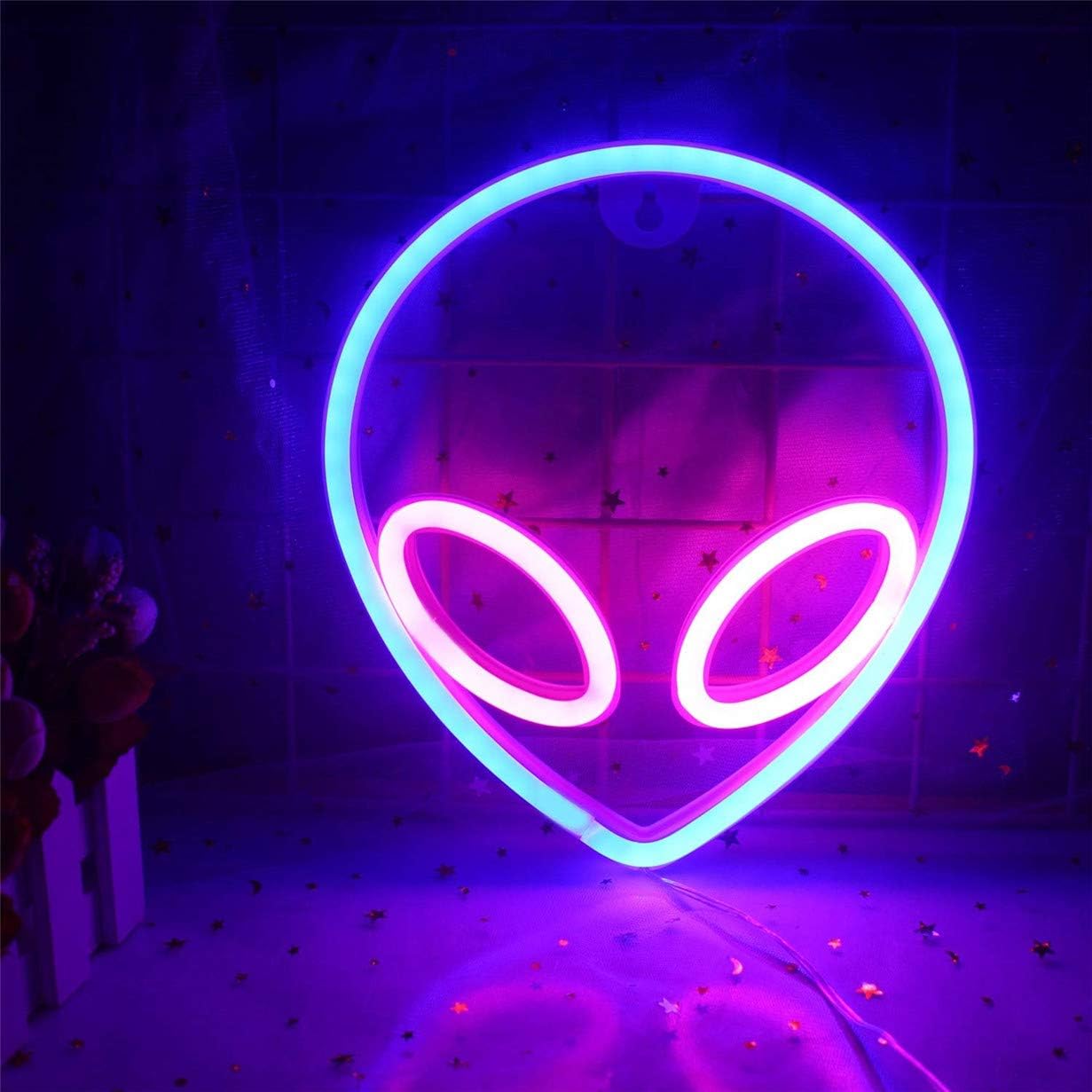 Alien Neon Sign LED Night Light Lamp