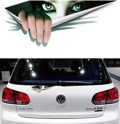 Realistic 3D Cool Eyes Car Sticker for Auto Decoration