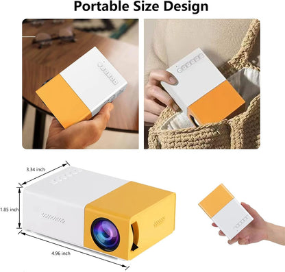 Compact LED Projector Portable Multimedia Home Theater