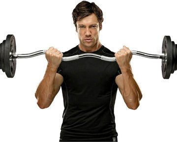1.5m Easy Curl Steel Barbell Heavy-Duty Weight Lifting Bar