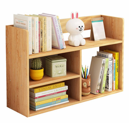 Oak Desk Hutch Storage Shelf Unit Organizer for Home Office