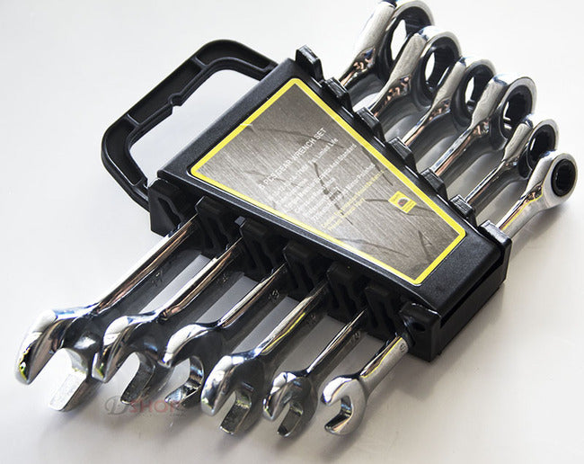 Premium Metric Spanner and Gear Wrench Set for Mechanics