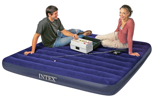 Intex Double Size Inflatable Air Mattress for Camping and Home Use