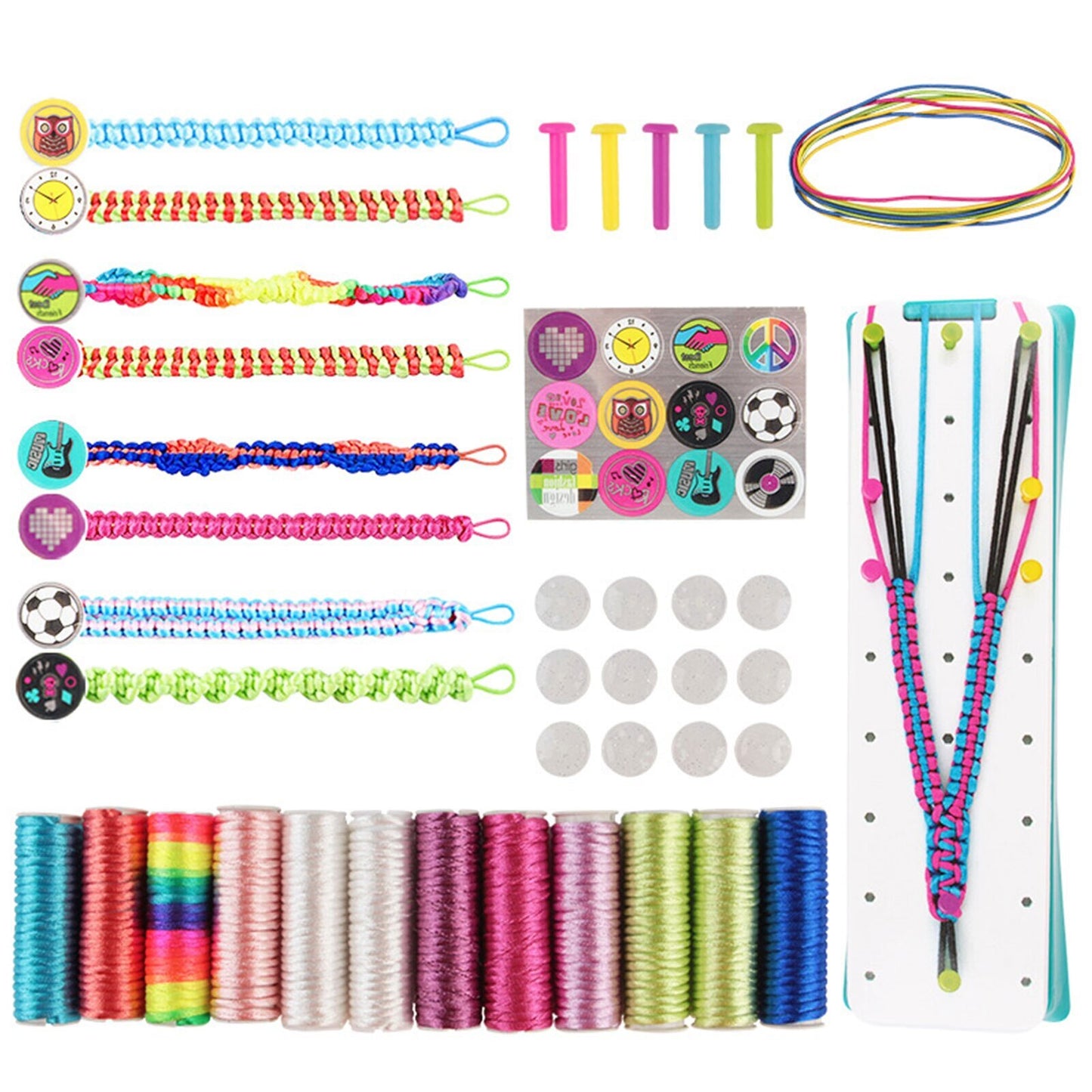 DIY Friendship Bracelet Making Kit for Kids and Teens