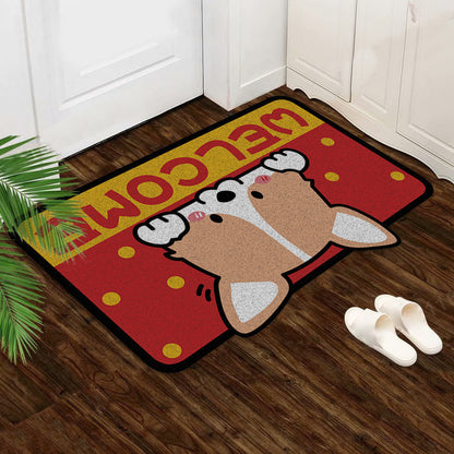 60 x 90 Super Absorbent Non-Slip Bath Mat Cute Dog Design