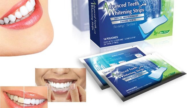 28 Strips Advanced Teeth Whitening Kit for a Brighter Smile