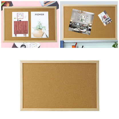 Large Corkboard Message Bulletin Notice Memo Board for Home Office