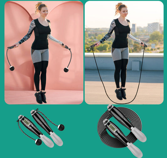 Digital Jump Rope with LCD Counter for Smart Fitness Workouts