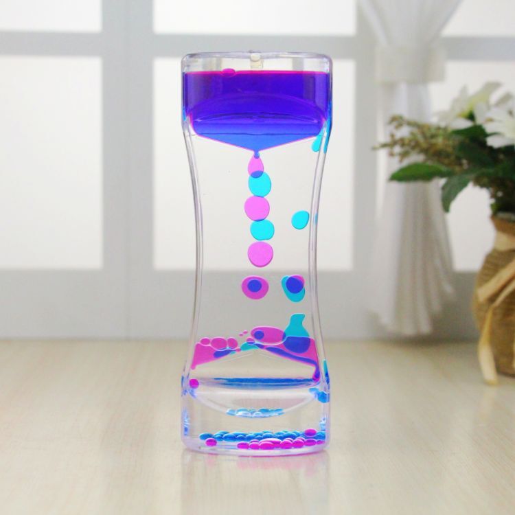 Mesmerizing Liquid Motion Bubbler Desk Timer for Stress Relief and Focus