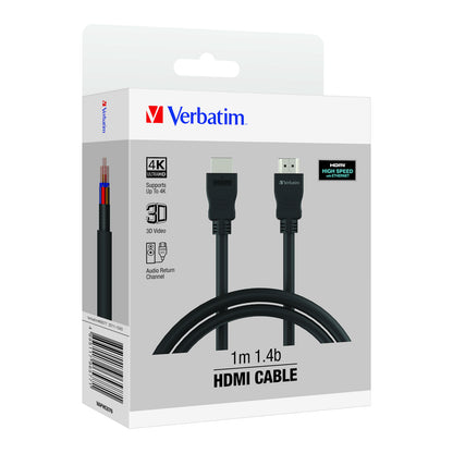 Verbatim 1m High-Speed HDMI Cable for 4K UHD TV and Gaming