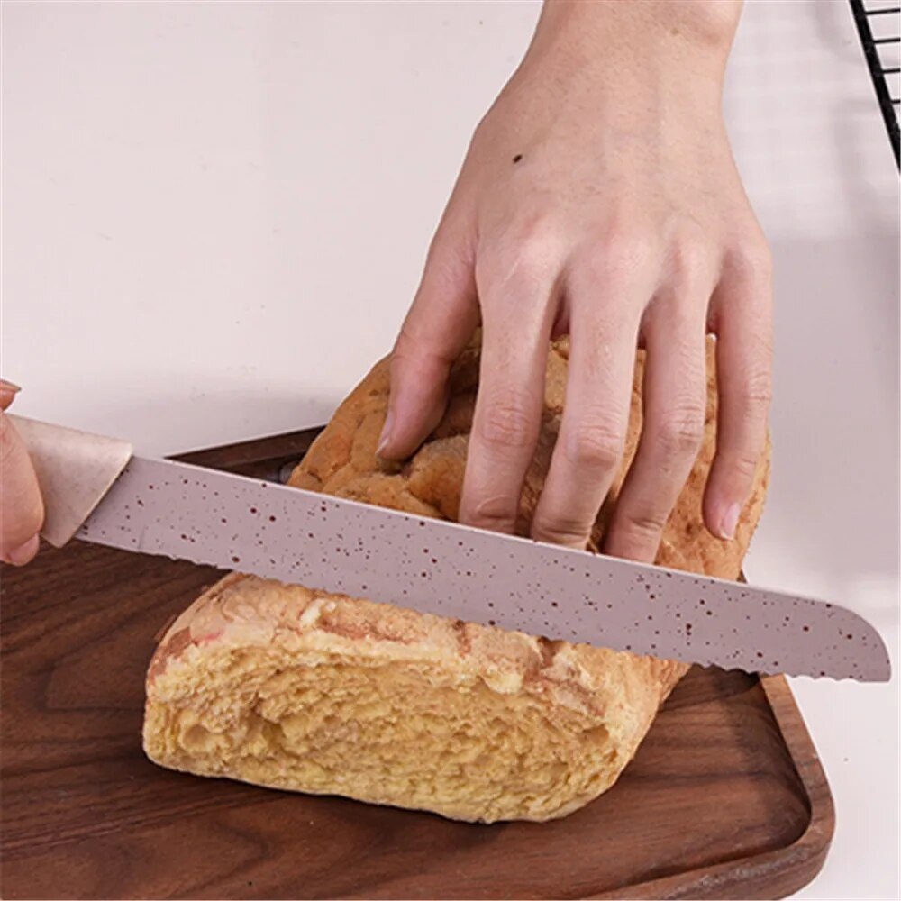 Eco-friendly Pastel Kitchen Utensil Knife Cutting Board Set 7 PCS