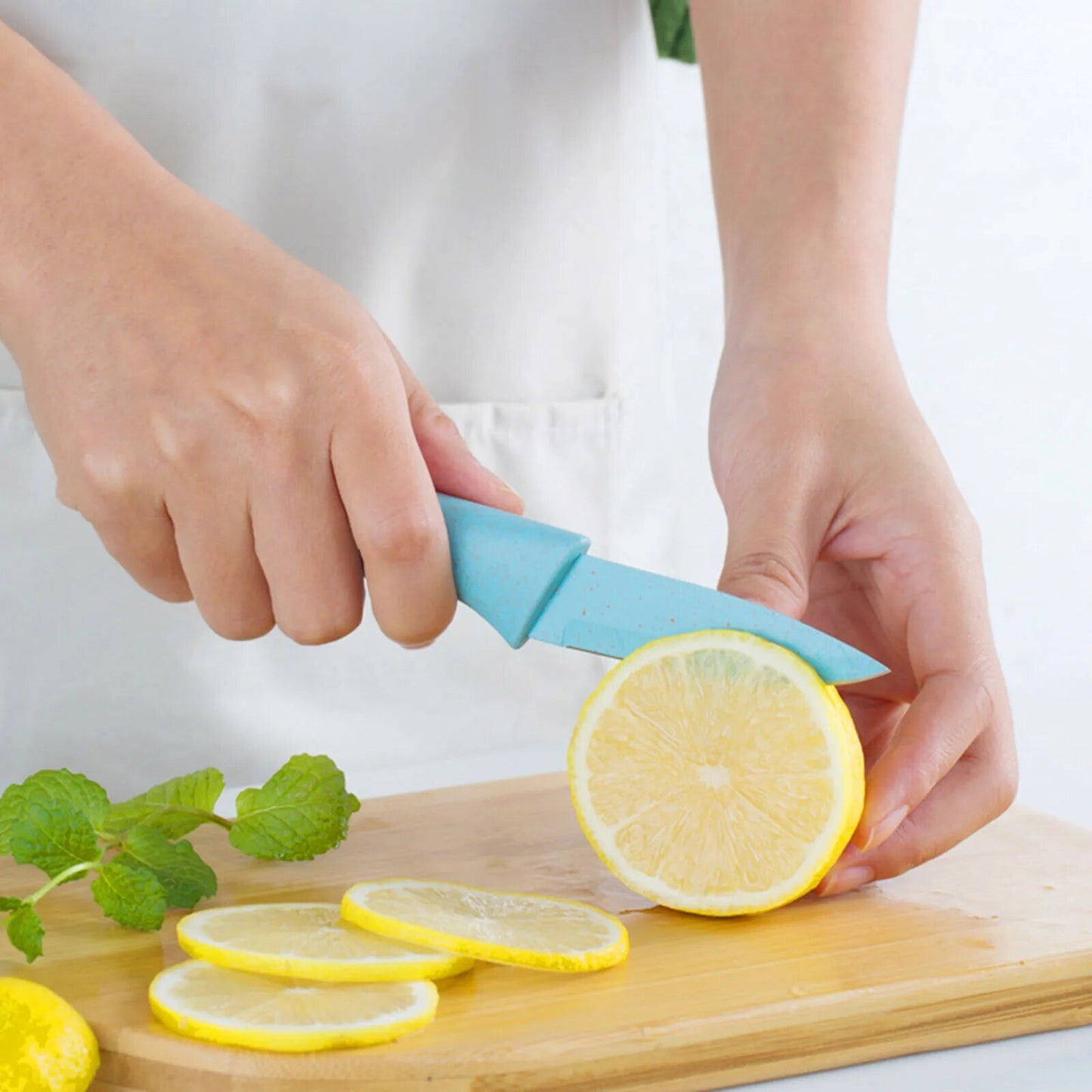 Eco-friendly Pastel Kitchen Utensil Knife Cutting Board Set 7 PCS