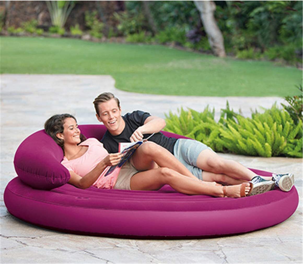 Inflatable Round Sofa Air Lounge Couch for Ultimate Comfort