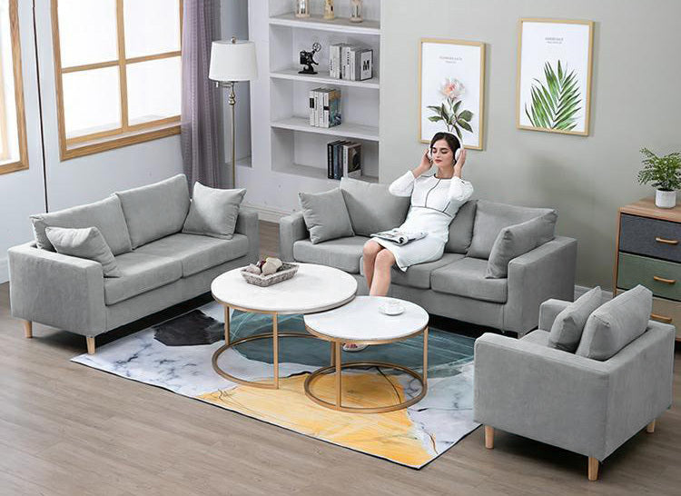 Single Seater Sofa Lounge Modern Grey