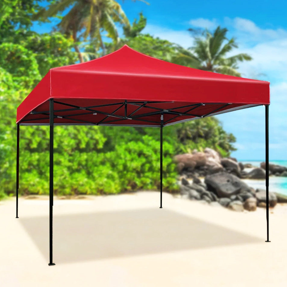 3m Outdoor Market Gazebo Tent Marquee Red