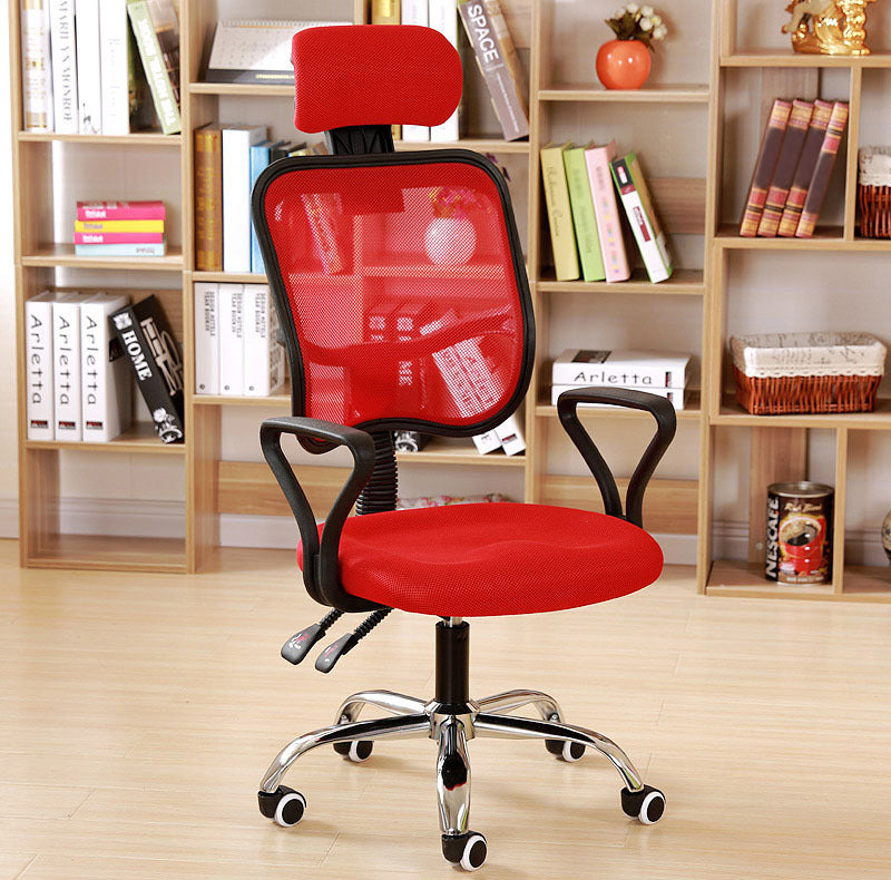 Deluxe Ergonomic High Back Office Chair Red