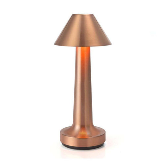 Cordless Touch Sensor LED Table Lamp Rose Gold