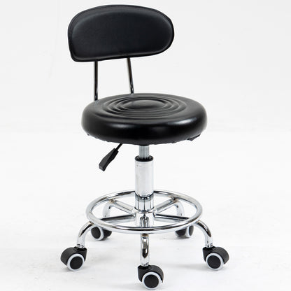 Sleek Office Student Computer / Bar Chair Black