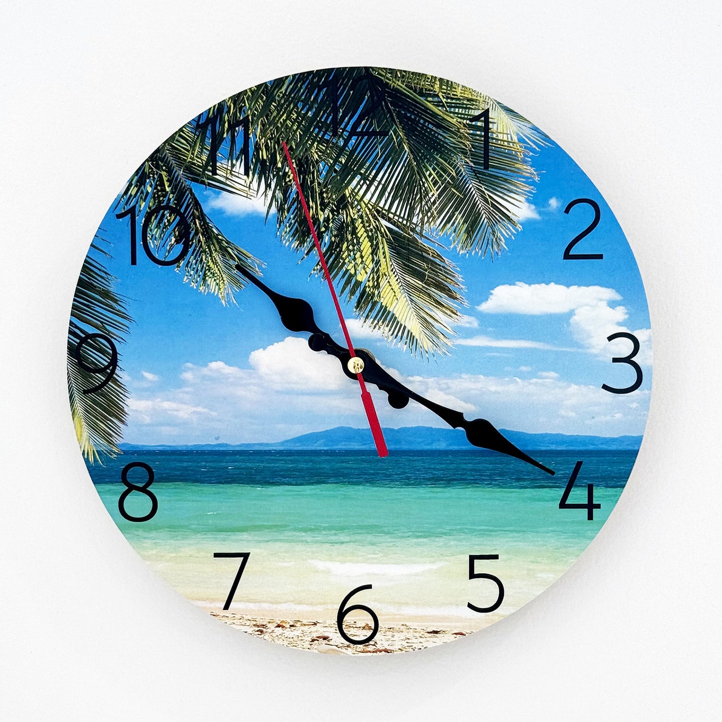 Coastal Beach Home Decor Wall Clock Nautical Style