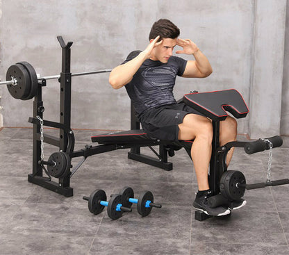 Ultimate 7-in-1 Multi-Station Weight Bench Home Gym Fitness Equipment