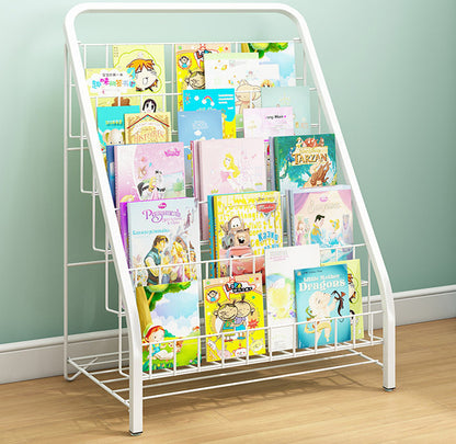 5-Tier Bookcase Storage Shelf Magazine Organizer