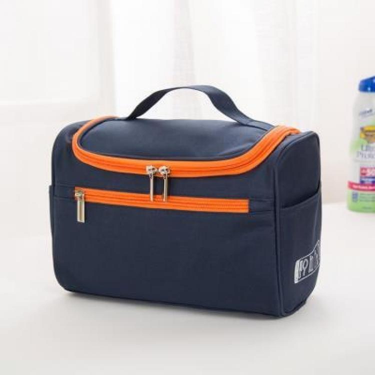 Travel Essential Hanging Toiletry Bag for Organized Storage Navy