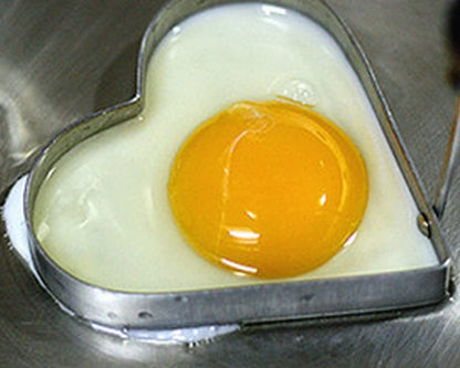 Heart Shaped Egg Rings Stainless Steel Moulds for Perfect Breakfast