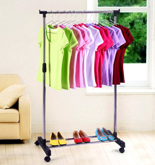 Portable Stainless Steel Clothes Drying Rack Garment Organizer Hanger