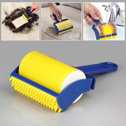 Reusable Pet Hair Remover Lint Roller for Clothes and Furniture