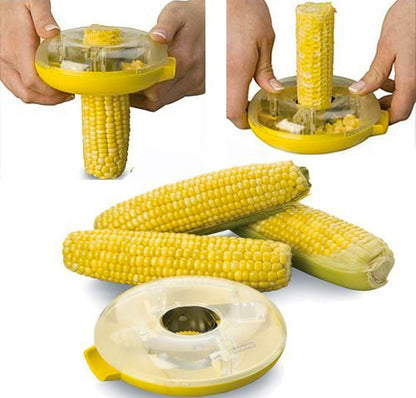 Effortless Corn Kerneler Peeler Cob Cutter Slicer for Quick Corn Removal