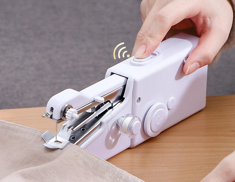 Portable Handheld Sewing Machine for Quick Repairs and Crafting